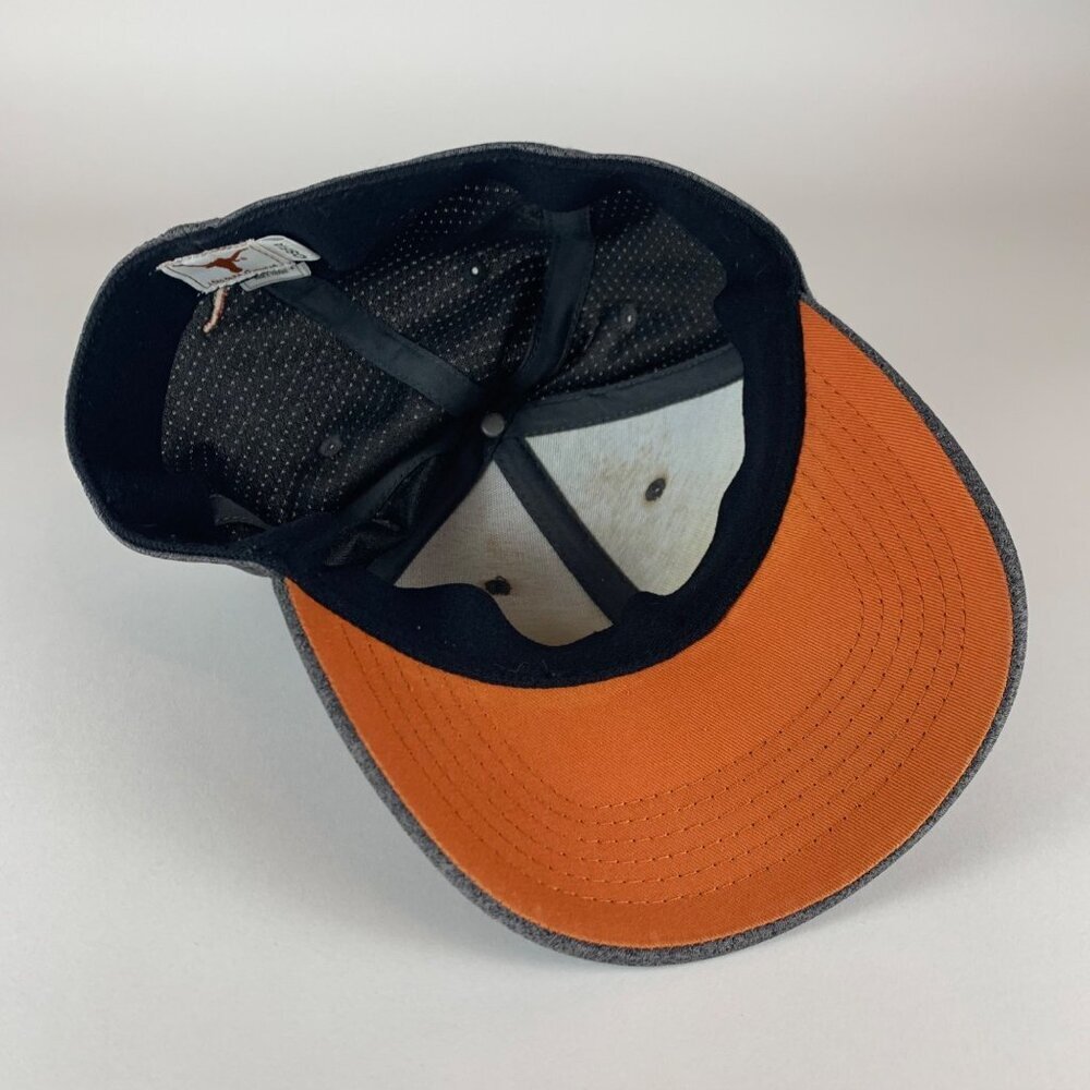 Texas Longhorns NCAA Gray Stretch Fitted Hat Mens One Size - Picture 4 of 5